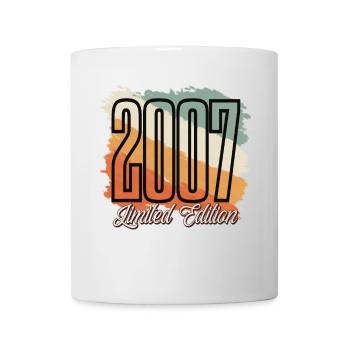 2007 Année de naissance Anniversaire Année de construction Vintage Rétro - Mug blanc - blanc - Devant