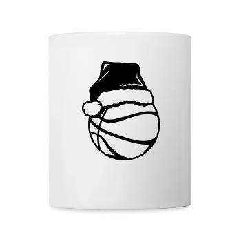 Basketball de Noël - Mug blanc - blanc - Devant