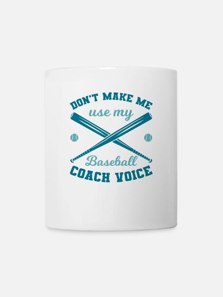 Baseballtrainer - Tasse - Weiß