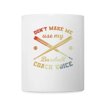Baseball Trainer - Tasse - Weiß - Vorne