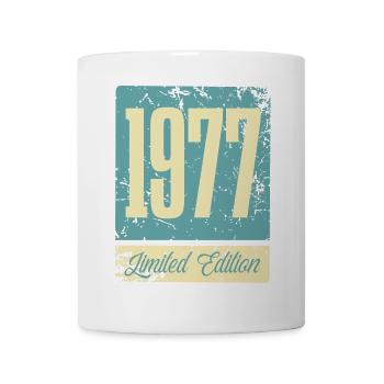 1977 Naissance Anniversaire Année de naissance - Mug blanc - blanc - Devant