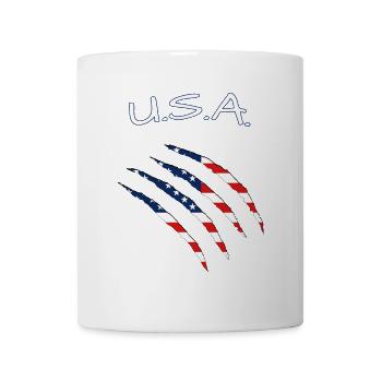 USA United States of America - Tasse - Weiß - Vorne