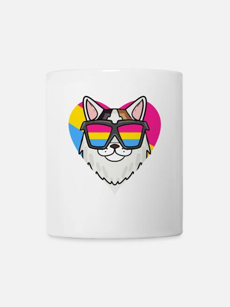 Pansexuel Chat turc Van Heart Cadeau - Mug blanc - blanc