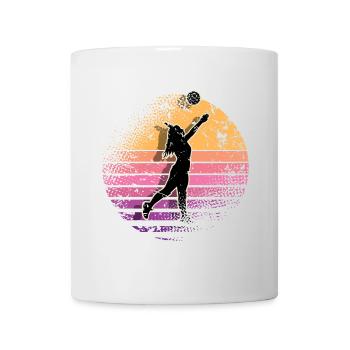 Volleyball - Tasse - Weiß - Vorne