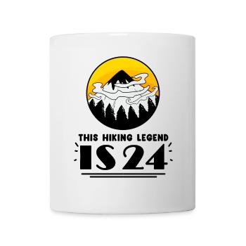 24th birthday mountains 24 years old mountain hiking - Mug - white - Front