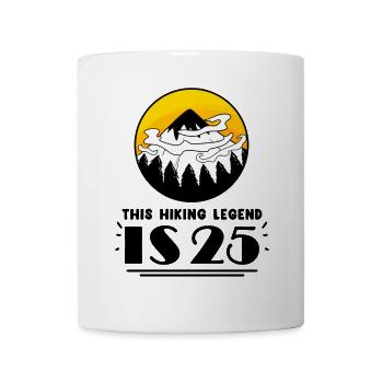 25th birthday mountains 25 years old mountain hiking - Mug - white - Front