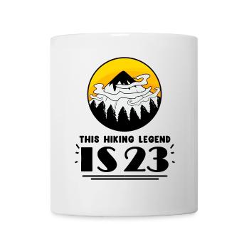 23. Geburtstag Berge 23 Jahre alt Berg Wandern - Tasse - Weiß - Vorne