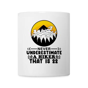 22e anniversaire Mountains Mountain Summit - 22 ans - Mug blanc - blanc - Devant