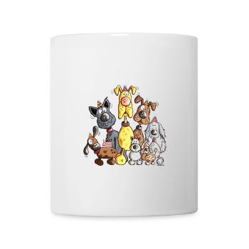 Hunde Hundehaufen Hund I Just Really Love Dogs - Tasse - Weiß - Vorne