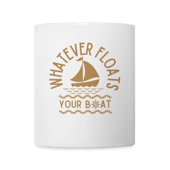 Whatever Floats Your Boat - Sailing Cruising Lover - Tasse - Weiß - Vorne