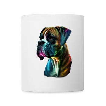 Boxer Dog Colorful - Mug - white - Front