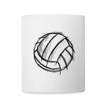 Volleyball - Tasse - Weiß - Vorne