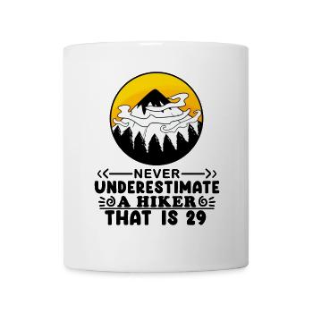 29. Geburtstag Berge Berg Gipfel - 29 Jahre alt - Tasse - Weiß - Vorne