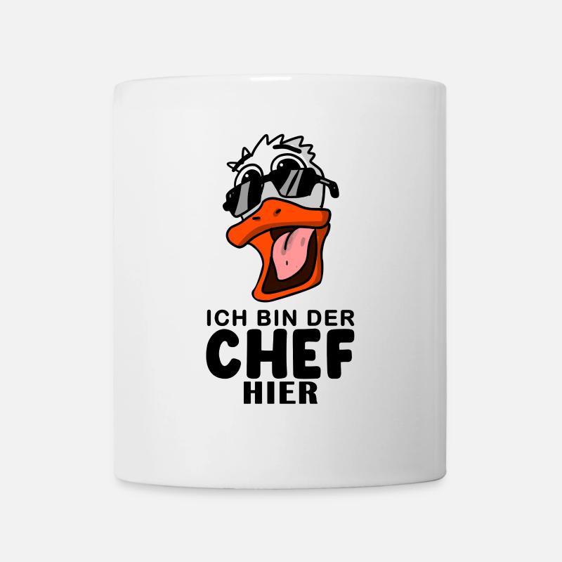 Cool Ente Chef Spruch - Tasse - Weiß