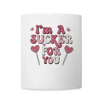 Ich Bin Ein Trottel Für Dich Retro-valentines - Tasse - Weiß - Vorne