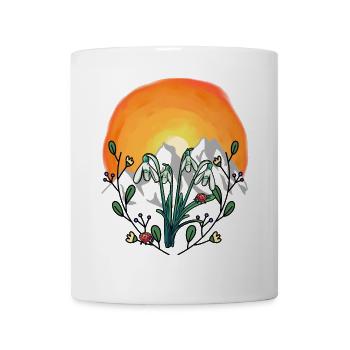Sunshine Spring Snowdrop Austria - Mug - white - Front