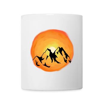 Sunshine Mountains Mountain Summit Mountaineer Alm - Mug - white - Front