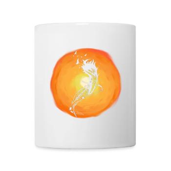 Sonnenschein Wildvögel Vogelschwarm Vögel Sonne - Tasse - Weiß - Vorne
