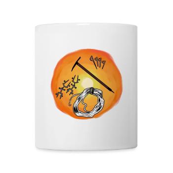 Sonnenschein Bergsport klettern Karabiner Abseilen - Tasse - Weiß - Vorne