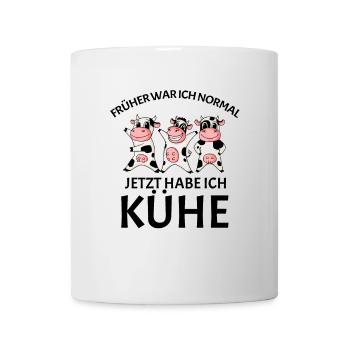 Kuh Kühe Rind - Tasse - Weiß - Vorne