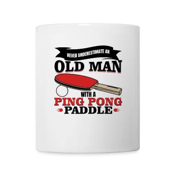 Ping Pong Großvater - Tasse - Weiß - Vorne