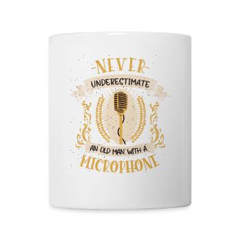Chanteur Musiciens Chant Microphone Cadeau - Mug blanc - blanc - Devant