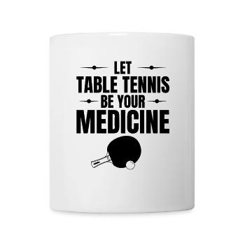 Table Tennis Medicine - Mug - white - Front