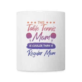 Tischtennis Mama - Tasse - Weiß - Vorne
