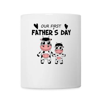 Vatertag - erster Vatertag Geschenk - Tasse - Weiß - Vorne