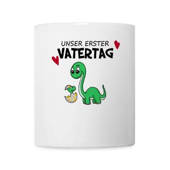 Vatertag - erster Vatertag Geschenk - Tasse - Weiß - Vorne