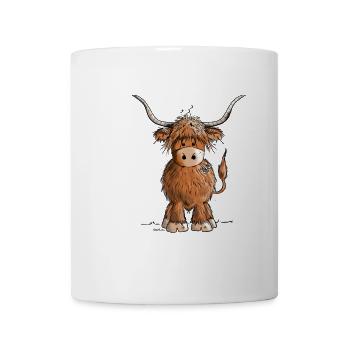 Just Really Like Cows Scottish Highland Cattle - Mug - white - Front