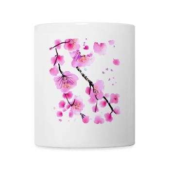 Cherry Blossom Japanese Sakura - Mug - white - Front