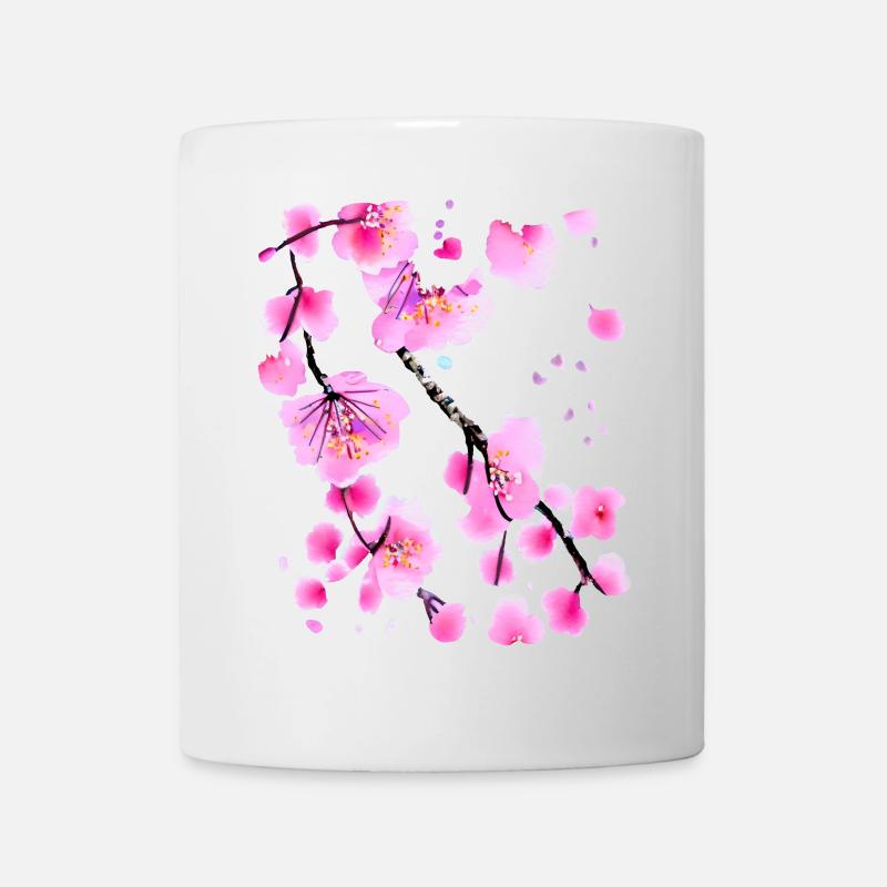 Kirschblüte Japanisch Sakura - Tasse - Weiß