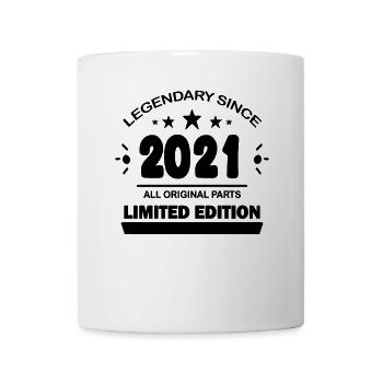 2021 - Jahrgang 2021 - Baujahr 2021 - Tasse - Weiß - Vorne