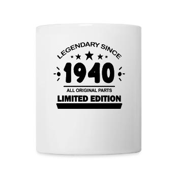 1940 - Born 1940 - Year of construction 1940 - Mug - white - Front