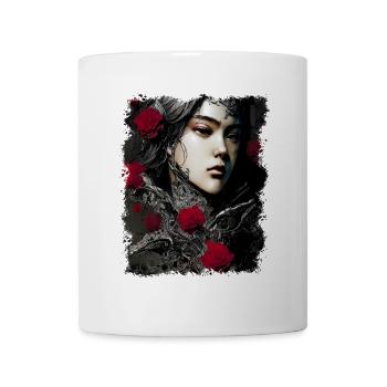 Rose Girl Knight Girl Princess - Mug - white - Front