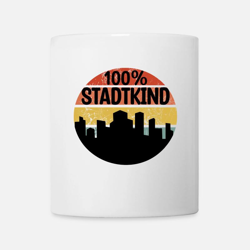 Stadtkind - Tasse - Weiß