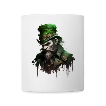 Leprechaun mort-vivant avec chapeau - Mug blanc - blanc - Devant