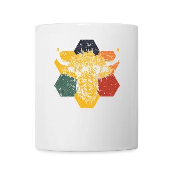 Scottish Highlands Highland Cattle Highland Cow - Mug - white - Front