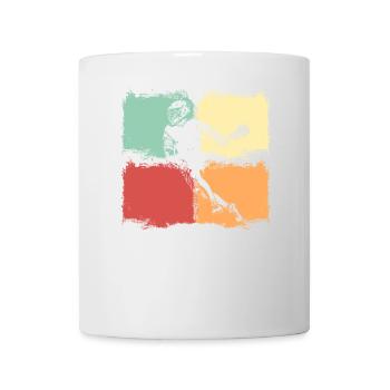 Lacrosse Lacrosse Player retro vintage - Mug - white - Front