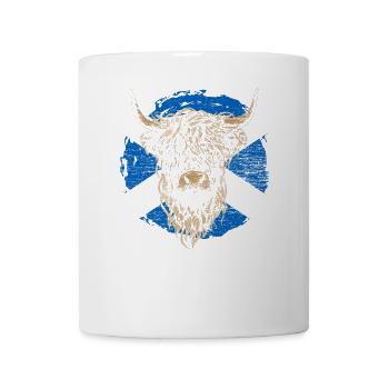 Scottish Highlands Highland Cattle Highland Cow - Mug - white - Front