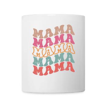Retro Groovy Mama Pour la Fête des Mères - Mug blanc - blanc - Devant
