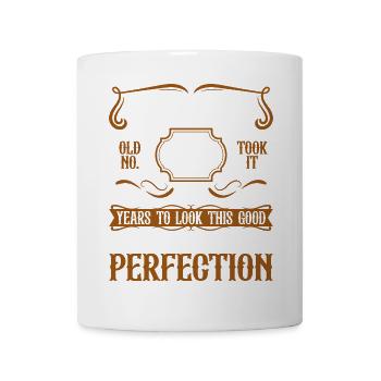 58e anniversaire Vintage Rétro - Mug blanc - blanc - Devant