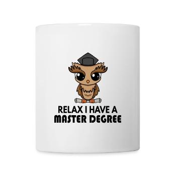 Master Spruch - Tasse - Weiß - Vorne
