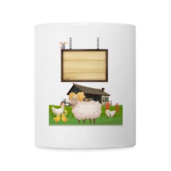 Pasture Pals Rustic Farm Sign - Mug - white - Front