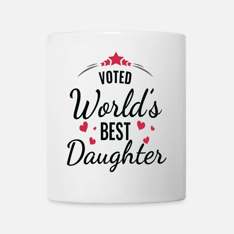 Zur besten Tochter der Welt gewählt - Tasse - Weiß