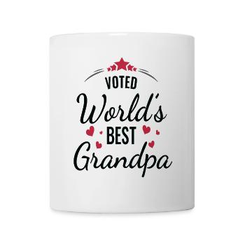 Voted World's Best Grandpa Tee - Mug - white - Front