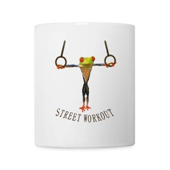 Street Workout - Tasse - Weiß - Vorne