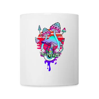 Zauberpilze Psychedelic Mushrooms Eye - Tasse - Weiß - Vorne