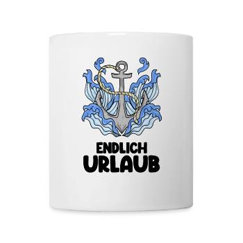Urlaub Anker Nordsee - Tasse - Weiß - Vorne
